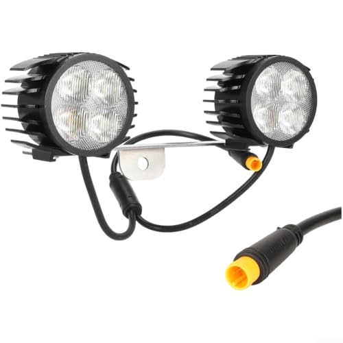 ZIGHOME Bright Dual LED Headlight for Kukirin G2 Pro Electric Scooter