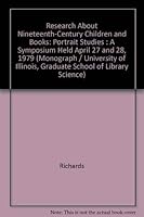 Research about Nineteenth-century Children and Books: Portrait Studies 0878450556 Book Cover