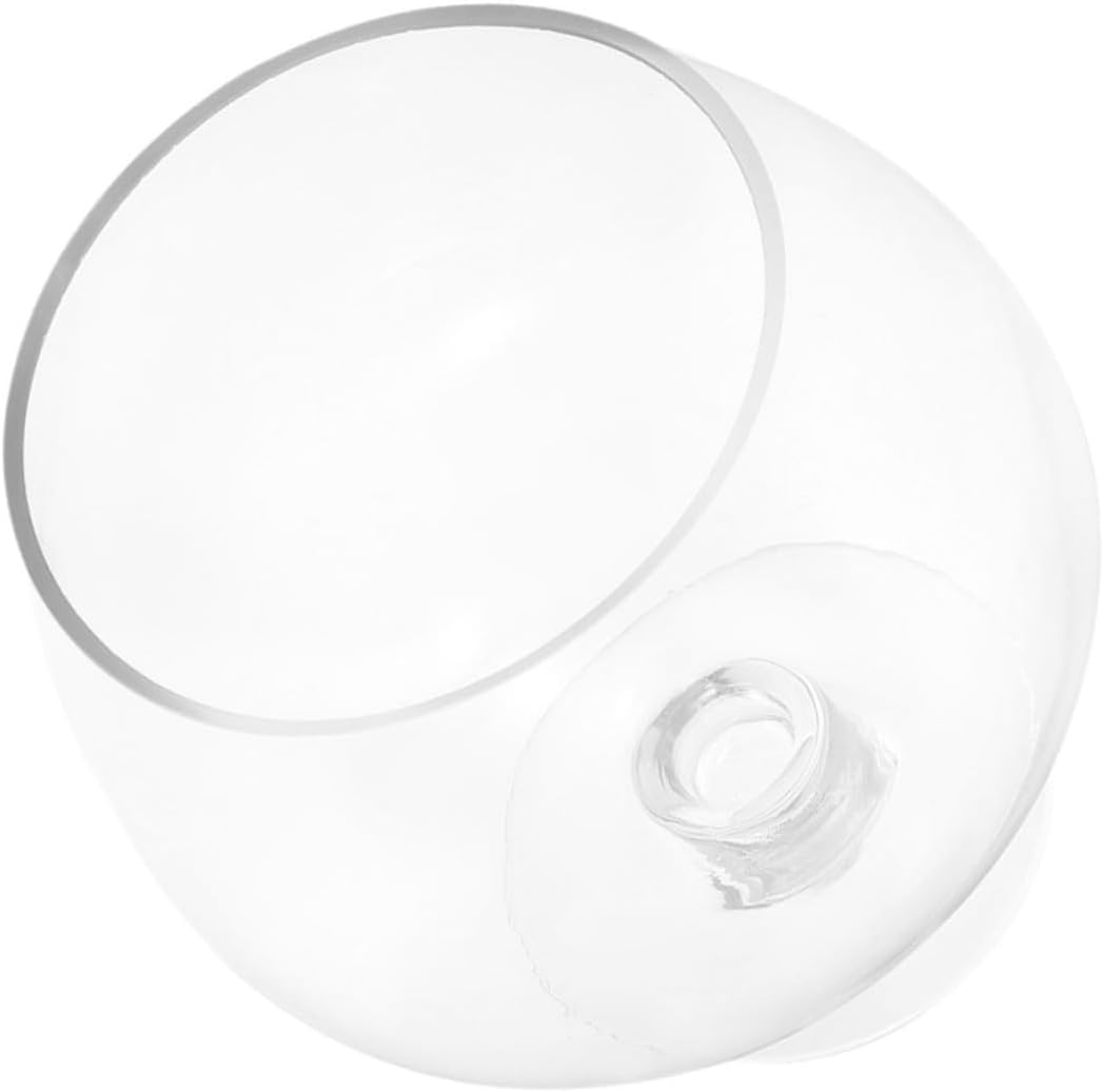 Glass Fish Bowl Aquarium 7000ml Desktop Fish Tank Vase Hydroponic Plant Holder Multifunction Goldfish Tank for Home Office Decor