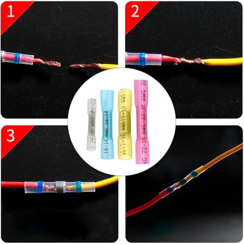 Kit de Espaguete Isolante com Solda Termo Retrátil, 65 Peças, 4 Modelos. Conjunto Espaguete Retrátil