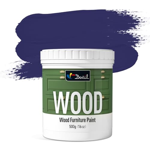 DWIL Matte Finish Furniture Paint - 16 Oz Wood Paint for Cabinets, Doors, Tables, and Dressers Refinishing - Water-Based, Non-Toxic & Odorless, Easy to Apply(Ceremonial Purple)-Without Tools