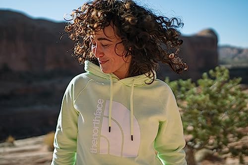 The North Face Women's Jumbo Half Dome Pullover Hoodie, Tnf Light Grey Heather/Purple Cactus Flower, Medium #TOP19