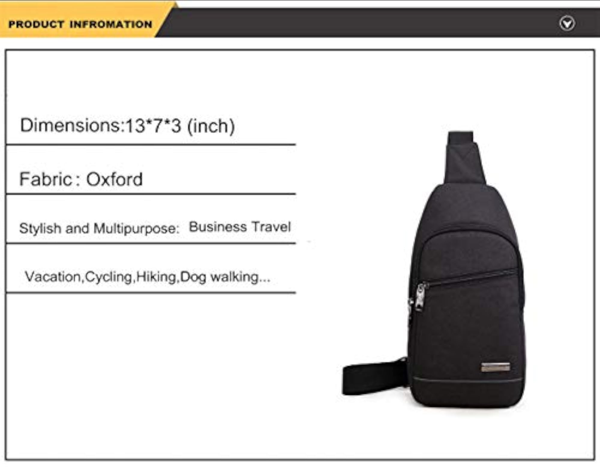 Multi-Function Oxford Portable Casual School Bag