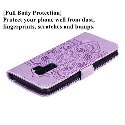 Housse Samsung Galaxy S9 Plus mandala violette pour vos sorties