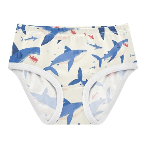 GuoChe Organic Cotton Panties Hipster Triangle Panties Briefs Underwear for Kid in Sizes 2T,3T, 4T, 5T, 6Y and 8Y