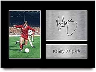 HWC Trading Kenny Dalglish Signed A4 Printed Autograph Liverpool Photo Display