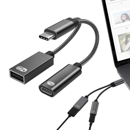 USB CXvb^[ - USB.CzA_v^[AUSB.CdXvb^[ | USB C - USB A_v^[Ə[dP[uA2C1 USB CXvb^[ 60W PD[d v^[APCAL[{[hAJp
