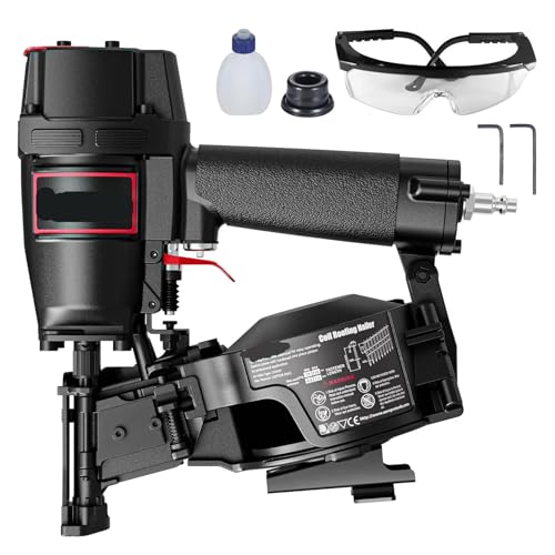 CN45N Professional Roofing Nailer, 15 Degree Nail Gun, Pisto