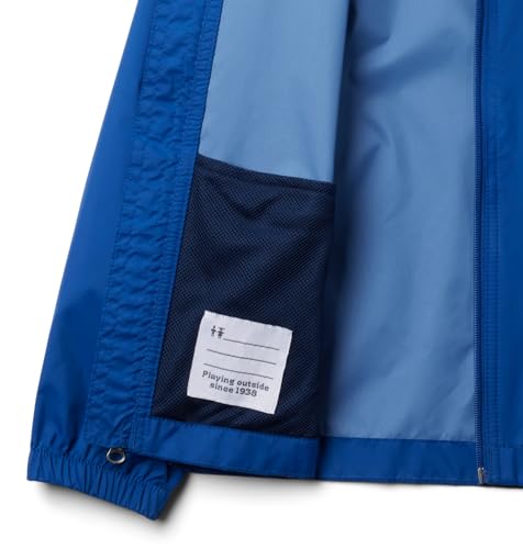 image for Columbia Youth Boys Glennaker Rain Jacket, Mountain Blue, Small