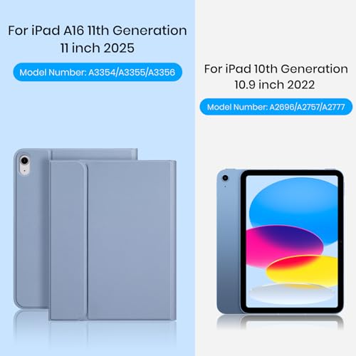 Funda teclado para iPad 11 y 10.9: escribe rápido y sin fallos con panel táctil 2