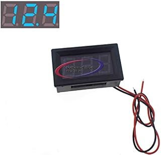 Rland Sun 0.56 Digital Voltmeter DC5-120V/DC 5V to 120v Digital Voltmeter Voltage Panel Meter 12V 24V 96V For Electromobile Motorcycle (Blue)