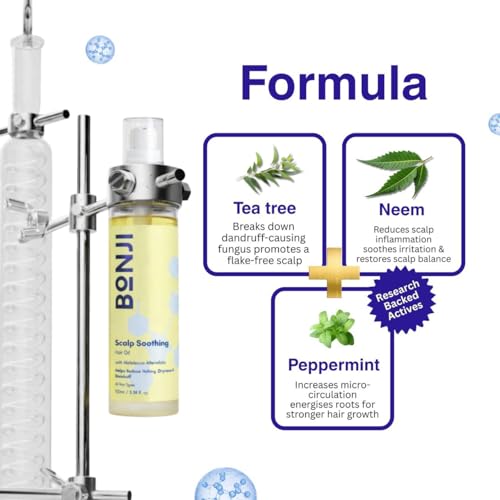 BONJI Scalp Soothing Hair Oil - 50ml - Image 5