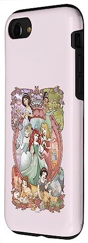Coque iPhone 8 Disney Princess Idéale au Bureau Coque iPhone SE Motif Artistique - 2