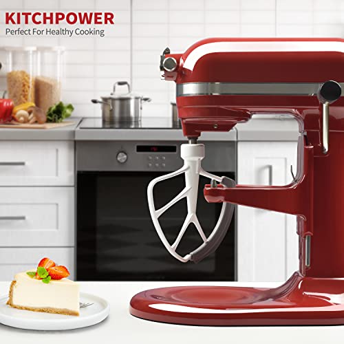 Kitchpower 6 Quart Flex Edge Beater For Kitchenaid Bowl-Lift Stand Mixers, Kitchenaid Paddle Attachment Mixer Accessory #TOP6