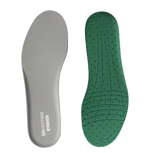 CCSOFTIME Insoles for Kids Replacement Shoe Inserts Children Comfort Breathable Shoe Liners for Running Walking, Hiking, Soccer, Trim to Fit Gray KIDS13-3