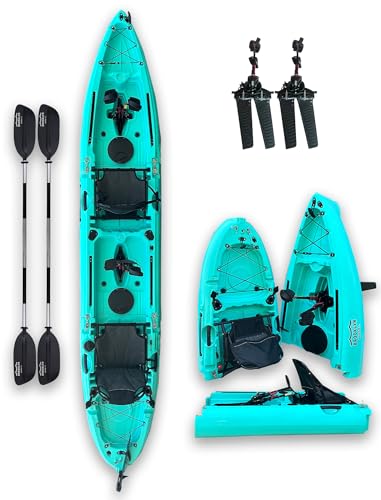Brooklyn 13.0 Tandem 3-Piece Modular Kayak by BKC, 2-Person