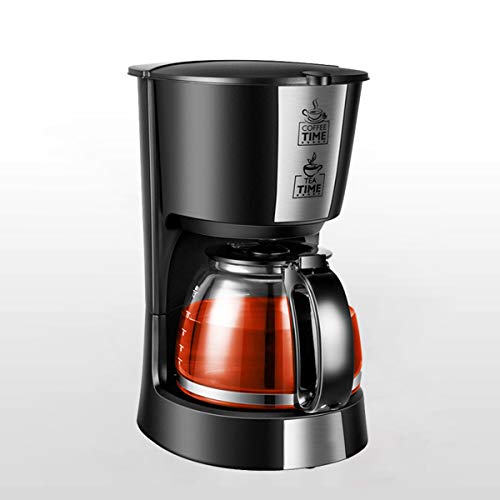 LTLWSH Filter Coffee Machine, Drip Coffee Makers with 0.6L Glass Jug Detachable Filter Coffee Machine Anti-Drip Design Keep Warm 550W