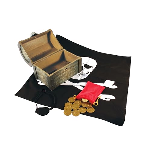 Melissa & Doug Wooden Pirate Chest Pretend Play Set - image 3