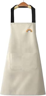 Aprons for Women with Pockets Home Kitchen Waiter Restaurant Cafe Work Apron Durable Workwear - Easy to Clean
