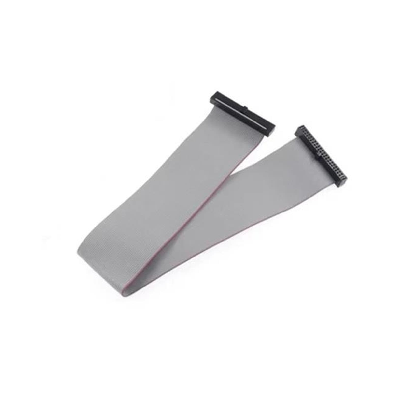 Cavo a nastro piatto grigio 1 pz FC 1.27mm Passo Grigio Cavo Dati a Nastro Piatto IDC Doppie Estremità Stessa Direzione 6P/10/14/16/20/30/34/40/50 Spille JTAG ISP Scarica(1m,2x15 30P)