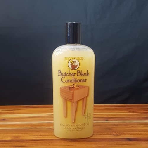 howard products bbc0 butcher block conditioner 12 fl oz