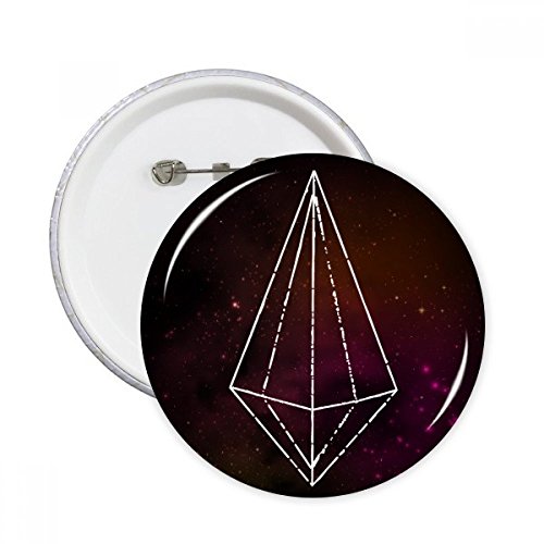 Pins badge bouton Crystal Star Universe Sky fantaisie multicolore pour décoration de vêtements