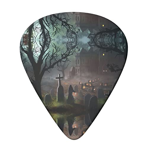 Lot de 6 médiators Halloween Horror pour guitare acoustique, guitare électrique, basse, ukulélé – fins, moyens et épais. - Les Beatles, Paul McCartney, John Lennon, RIngo Starr, George Harrison Lot de 6 médiators Halloween Horror pour guitare acoustique, guitare électrique, basse, ukulélé - fins, moyens et épais. – Image 4