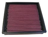 K&N Engine Air Filter: Increase Power & Acceleration, Washable, Replacement Car Air Filter: