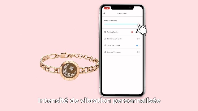 Bracelets De Couple Vibrants – OATIPHO – Tissés Réglables, Tactile à Distance – Cadeau Relation Longue Distance