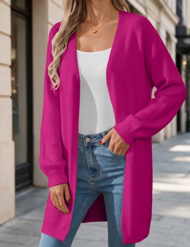 Image of Libsorge Womens Valentine Heart Cardigan Sweater 2026 Valentines Day Trendy Cute Oversized Long Sleeve Cardigans