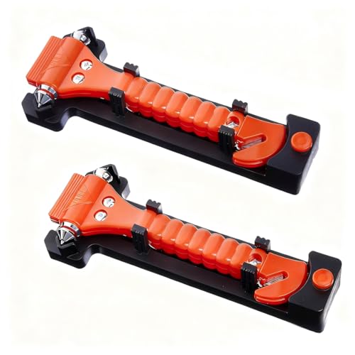 Aokesy Paquete de 2 Cortador de Cinturón de Seguridad para Emergencias de...