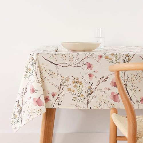 BELUM | Mantel Antimanchas Tamaño 100x140 cm - Tacto Extrasuave Color Multicolor - 100% Made in Spain, Tejido 100% Algodón Orgánico - Modelo 0120-342