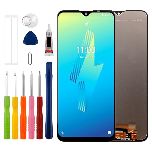 Duotipa [Nouveau] Écran tactile LCD Digitizer Assembly de rechange pour W-iko P-ower U10 W-V745-EEA, W-V745-OPE 6,82 pouces avec outils de réparation...