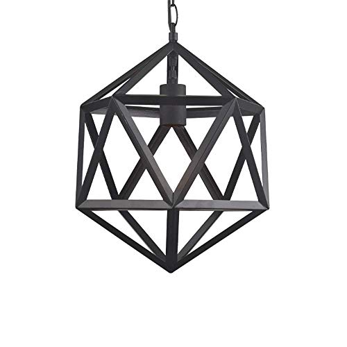 Preisvergleich Produktbild Gpzj Industrielle Schmiedeeisen geometrische Anhänger Kronleuchter Licht hängende Leuchte Lampenschirm für Küche Esszimmer Loft Coffee Bar