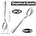 Hunnycook Grapefruit Spoons and Knives - 8 Spoons, 2 Knives, Grapefruit Spoon and Knife with Serrated Edge, Suitable for Cutting all Kinds of Fruits