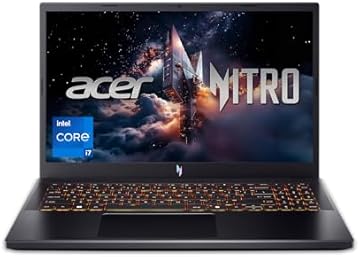 acer Nitro V Gaming Laptop | Intel Core i7-13620H Processor | NVIDIA GeForce RTX 4050 Laptop GPU | 15.6" FHD IPS 165Hz Display | 16GB DDR5 | 1TB Gen 4 SSD | Wi-Fi 6 | Backlit KB | ANV15-52-76NK