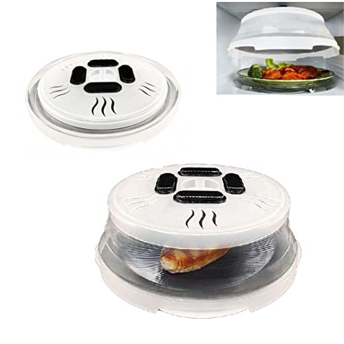 Microwave lid deux positions multifunction Cover