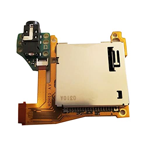 image for Zahara Game Card Reader Slot w/Headphone Audio Jack Replacement for Ni
