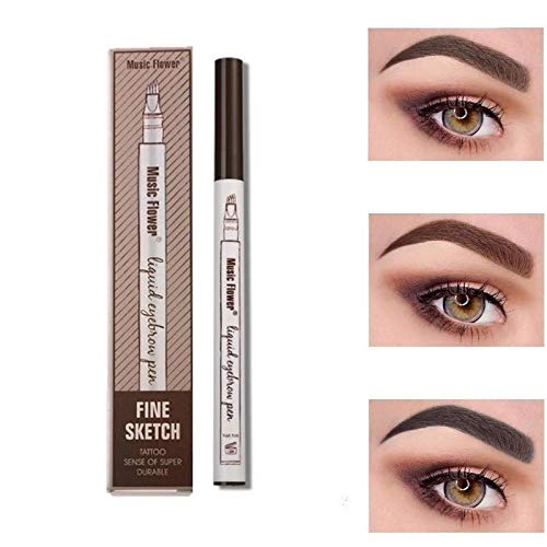 Caneta Lápis Microblading Tebori Sobrancelha Fio a Fio (preto)