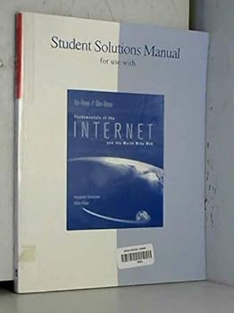 Paperback Student Solutions Manual to Accompany Inline/Online: Fundamentals of the Internet and the World Wide Web Book