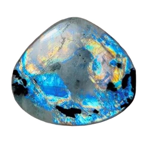 Pierre de lune arc-en-ciel cabochon en vrac pour bague et fabrication bijoux