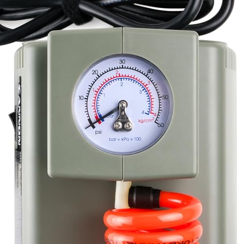 Image of Cannon Sports Electric Ball Inflator Pump with Pressure Gauge - Powerful 1 /8 HP Oil-Less Compressor, Inflates Balls, Exercise Balls, Tires, Pool Floats, Air Mattresses, and More