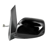 Fit System Driver Side Mirror for Honda Odyssey EX, EX-L Model, Textured Black w/PTM Cover, Foldaway, Driver Side, Heated Power