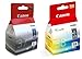 Price comparison product image 2 Canon Pixma MP210 Original Printer Ink Cartridge - Black+Tri-Colour- Light User