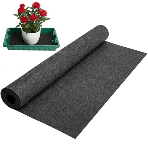 Adnee 145 x 35 Inch Automatic Plant Watering Mat-3mm Thick Self Watering Capillary Mat-Felt Plant Water Wicking Mat for Seed Sprouting Hydroponics Potted Plants