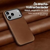 kingflag Lederhülle für iPhone 18 Pro Max/17 Pro Max, argentinisches Leder – Ansicht 4