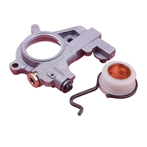 Bomba de aceite MS460 con kit de resorte y engranaje helicoidal para motosierra 6