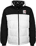  Karl Kani Retro Reversible Puffer Jacket Piumino reversibile Bianco Nero 6076205