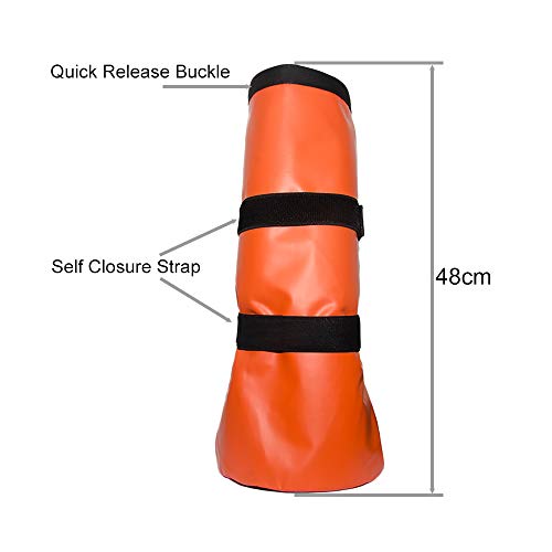Tactical Element Horse Hoof Soaking Bag Poultice Boot Equine Hoof Soaker Hoof Soak Bag for Hot or Cold Soaking Hooves Comes with EVA Pad and Self-Stick Straps - Image 3