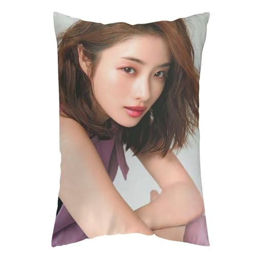 For 石原さとみ 26 枕カバー ロング枕カバー 両面印刷 柔らかく生地 横寝用抱き枕 向き寝 室内装飾 20"x30"